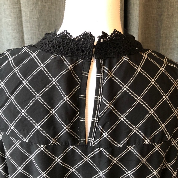 Maurices lace and plaid sleeveless dress - Picture 4 of 5